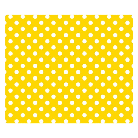 Polka Dots 50 x40  Blanket Front