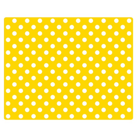 Polka Dots 60 x50  Blanket Back