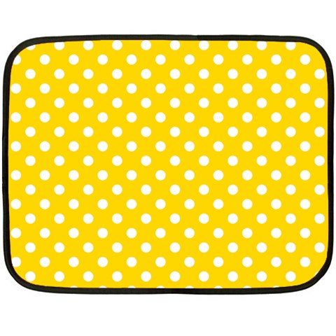 Polka Dots 35 x27  Blanket Back