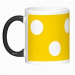 Polka Dots - White on Gold Yellow Morph Mug