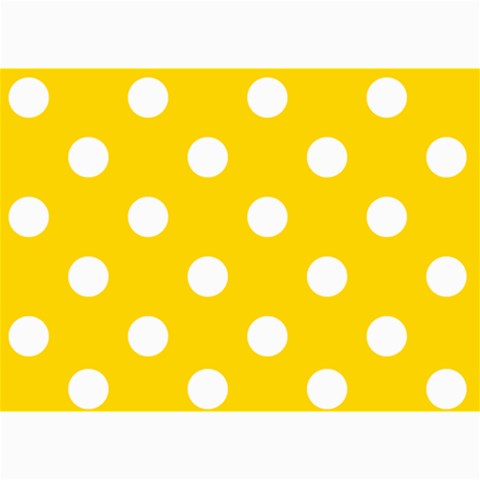Polka Dots 7 x5  Photo Card - 1