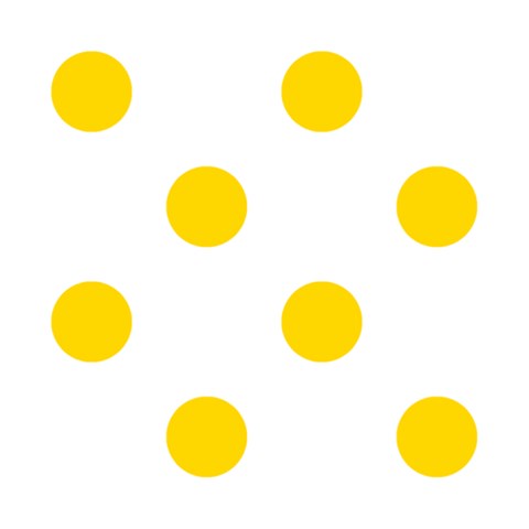 Polka Dots 3.75 x3.75  Memopad