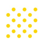 Polka Dots - Gold Yellow on White Greeting Card 5  x 7 