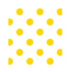 Polka Dots - Gold Yellow on White Greeting Card 4.5  x 6 
