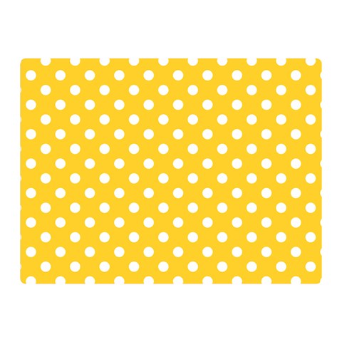 Polka Dots 35 x27  Blanket Front