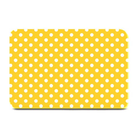 Polka Dots 18 x12  Plate Mat