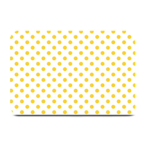 Polka Dots 18 x12  Plate Mat