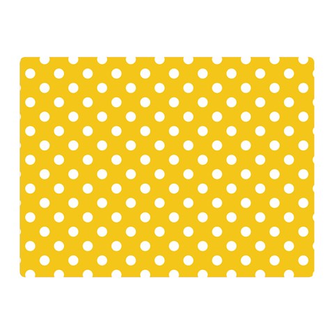Polka Dots 35 x27  Blanket Front