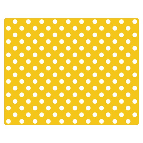 Polka Dots 60 x50  Blanket Back