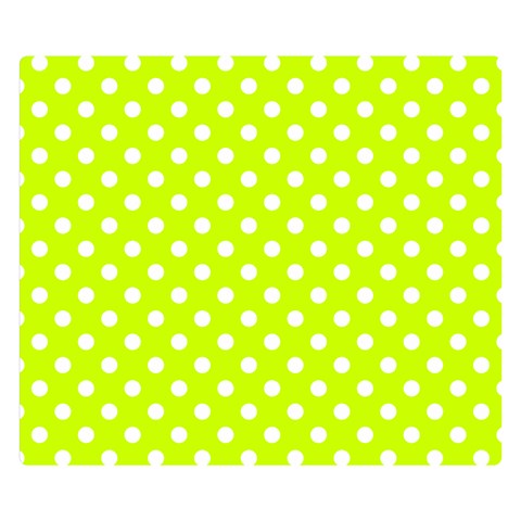 Polka Dots 50 x40  Blanket Front
