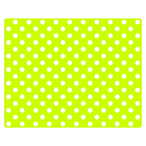 Polka Dots 60 x50  Blanket Back