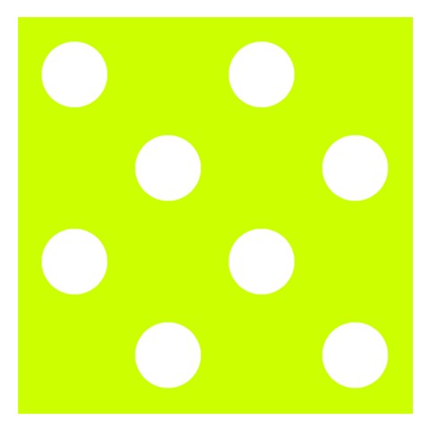 Polka Dots 3.75 x3.75  Memopad