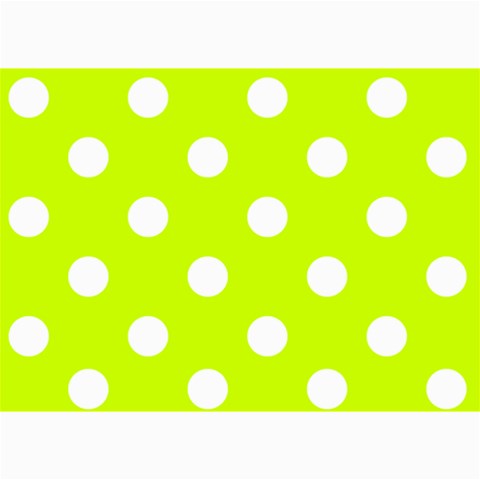 Polka Dots 7 x5  Photo Card - 6