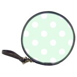 Polka Dots - White on Pale Green Classic 20-CD Wallet