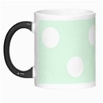 Polka Dots - White on Pale Green Morph Mug