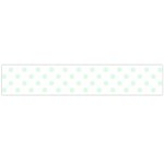 Polka Dots - Pale Green on White Flano Scarf (Large)