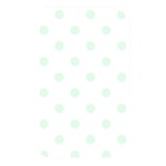 Polka Dots - Pale Green on White Memory Card Reader (Rectangular)