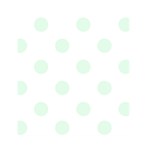 Polka Dots - Pale Green on White Greeting Card 4.5  x 6 
