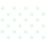 Polka Dots - Pale Green on White Birthday Cake 3D Greeting Card (7x5)