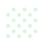 Polka Dots - Pastel Green on White Greeting Card 5  x 7 
