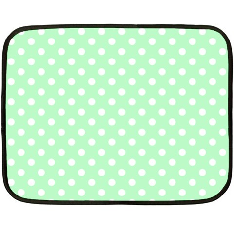 Polka Dots 35 x27  Blanket Front