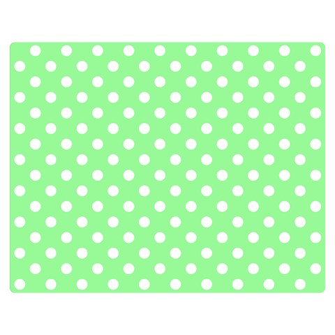 Polka Dots 60 x50  Blanket Front