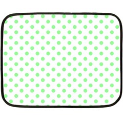 Polka Dots 35 x27  Blanket Back