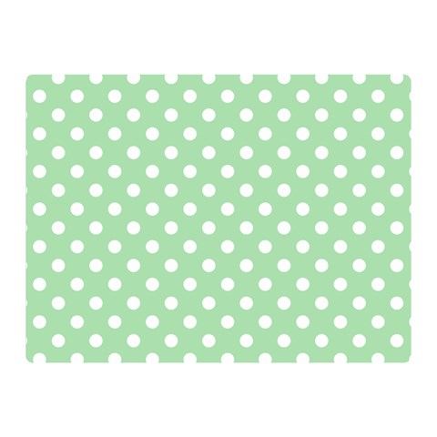 Polka Dots 35 x27  Blanket Back