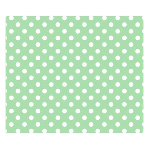 Polka Dots 50 x40  Blanket Front