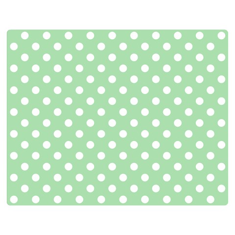 Polka Dots 60 x50  Blanket Back