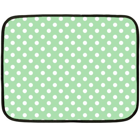 Polka Dots 35 x27  Blanket Front