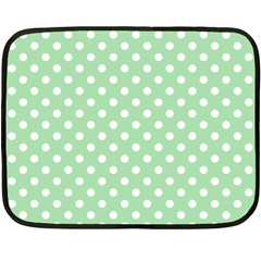 Polka Dots 35 x27  Blanket Back