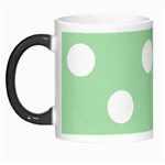 Polka Dots - White on Celadon Green Morph Mug