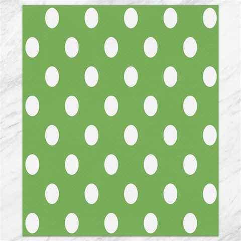 Polka Dots 8.15 x9.66  Canvas - 1