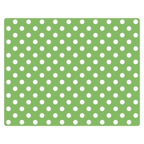 Polka Dots 60 x50  Blanket Front