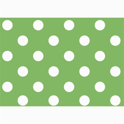 Polka Dots 7 x5  Photo Card - 2