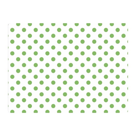 Polka Dots 35 x27  Blanket Front