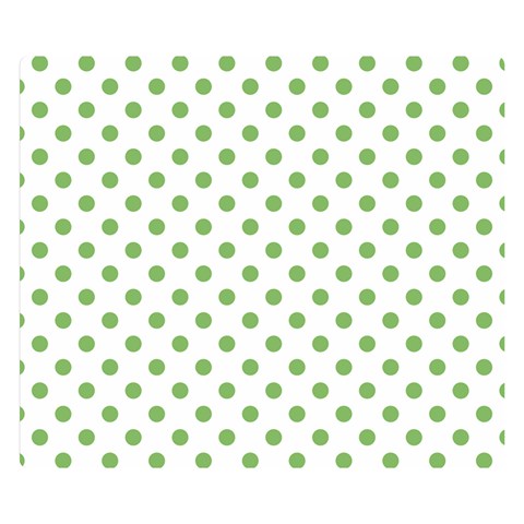 Polka Dots 50 x40  Blanket Front