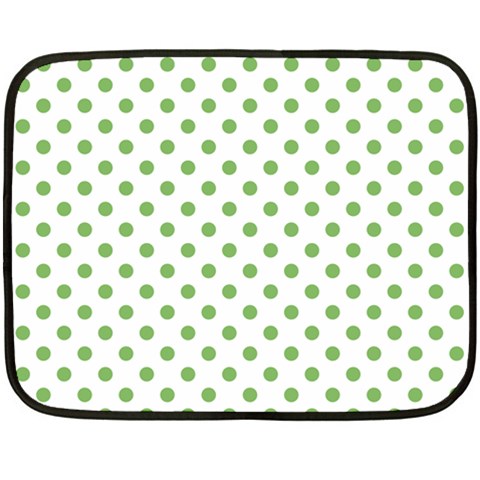 Polka Dots 35 x27  Blanket Front