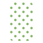 Polka Dots - Dollar Bill Green on White Memory Card Reader (Rectangular)