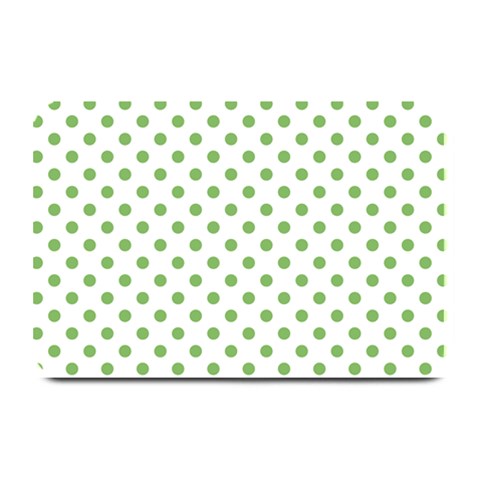 Polka Dots 18 x12  Plate Mat