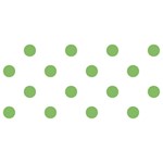 Polka Dots - Dollar Bill Green on White YOU ARE INVITED 3D Greeting Card (8x4)