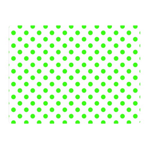 Polka Dots 35 x27  Blanket Front