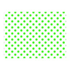 Polka Dots 35 x27  Blanket Back