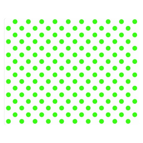 Polka Dots 60 x50  Blanket Front