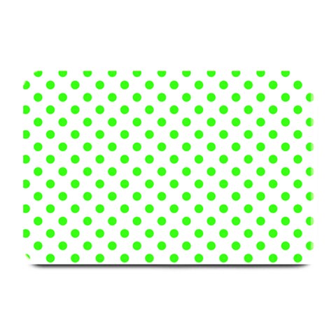 Polka Dots 18 x12  Plate Mat