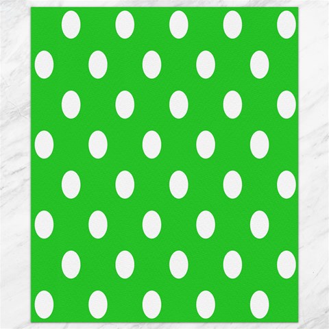 Polka Dots 8.15 x9.66  Canvas - 1