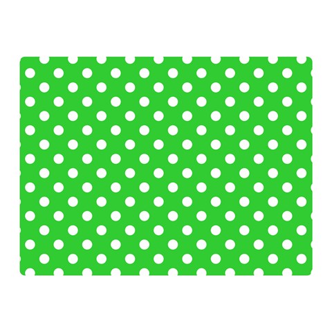Polka Dots 35 x27  Blanket Back