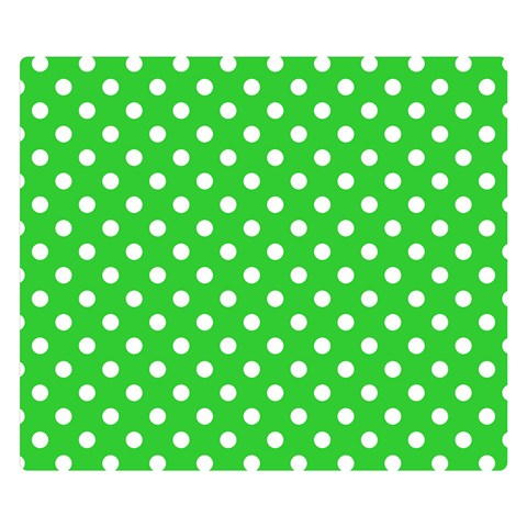 Polka Dots 50 x40  Blanket Front