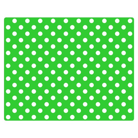 Polka Dots 60 x50  Blanket Back